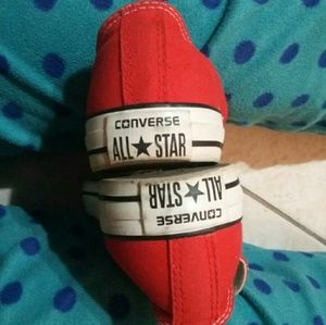 Women's Red Converse Sneakers